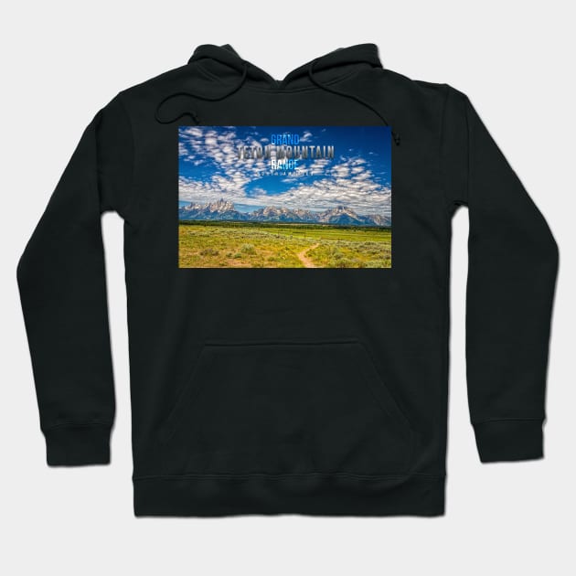 Grand Teton Mountain Range Hoodie by Gestalt Imagery